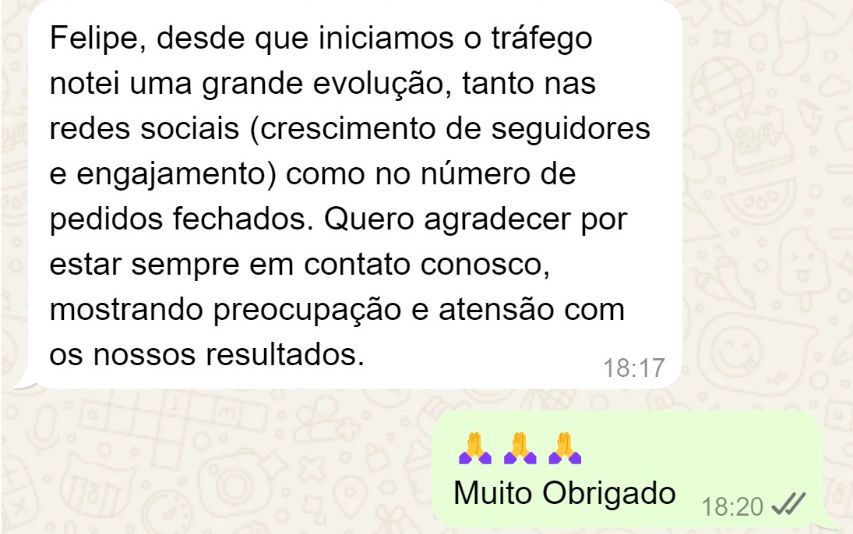 Print de depoimento de cliente 10